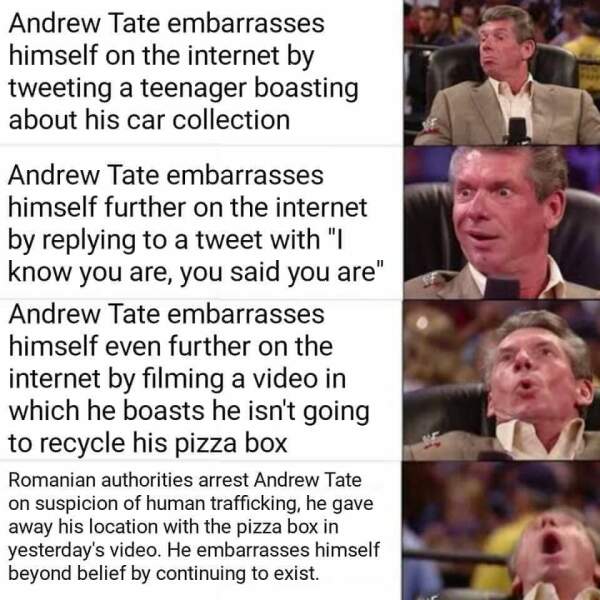 Sorry. Another Andrew Tate thread