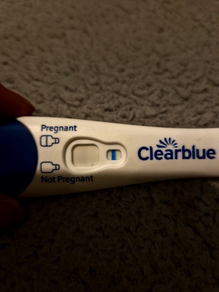 Tested clear blue 6 days early