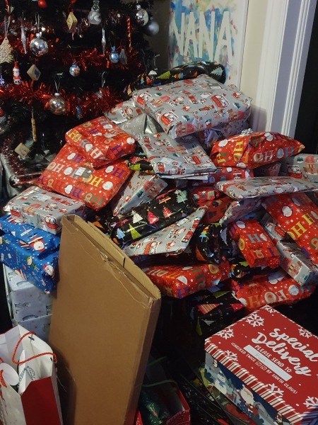 Show me your present pile