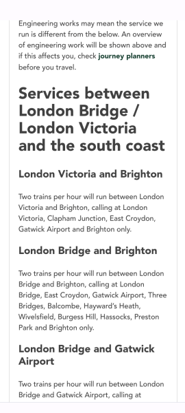London appointment on 3rd Jan - no trains. No way round it?