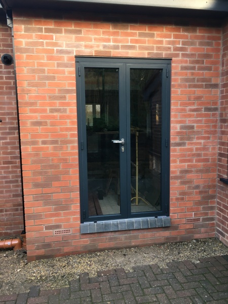 Aluminium french doors