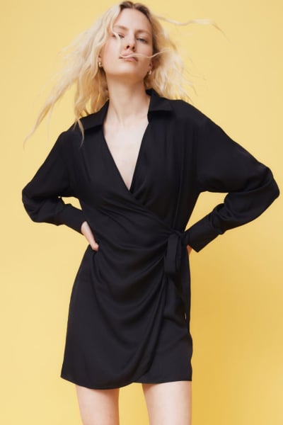 Black 40 denier tights with open-toe platform heels?