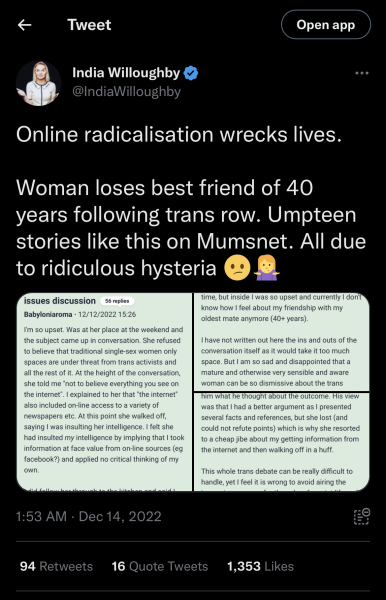 ”online radicalisation”