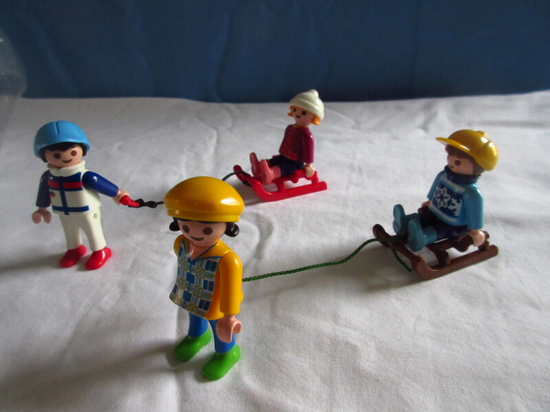 It's the start of advent for the Playmobil people in our house...