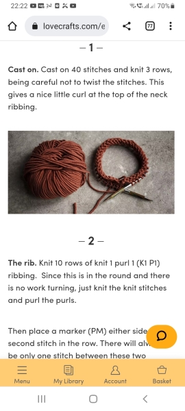 Circular needle help