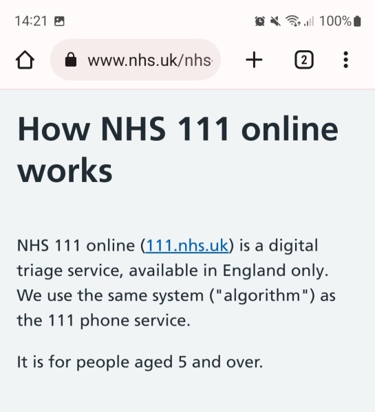 NHS111