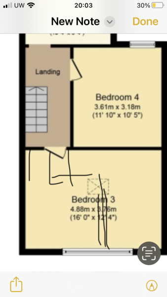 Any builders/architects about? Could this room be split in 2?