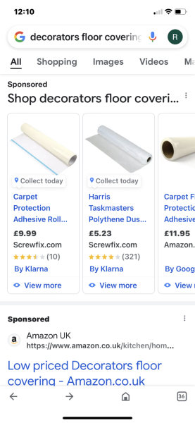What are the big rolls of vinyl type stuff at bargain shops?