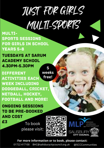 Just for Girls Multisport Salisbury