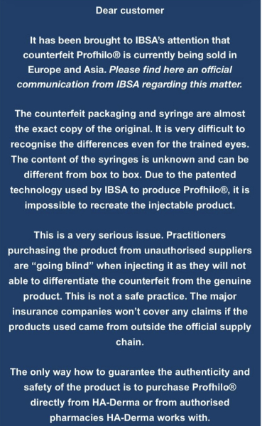 Botox/fillers question