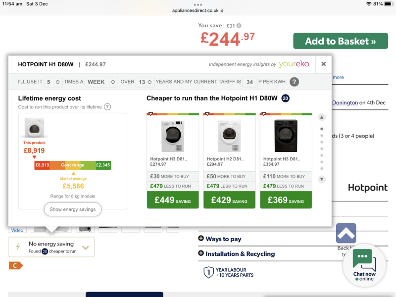 Large capacity vented tumble driers - real life recommendations please!