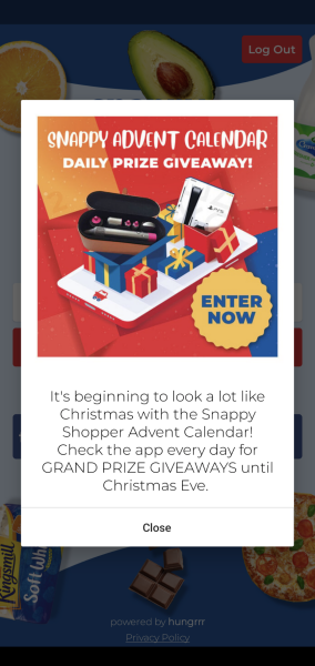 Snappy Shopper advent calendar & daily product offer