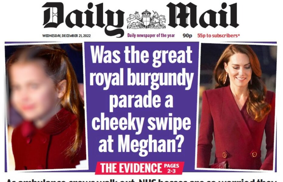 Was the great royal burgundy parade a cheeky swipe at Meghan?