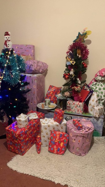 Show me your present pile