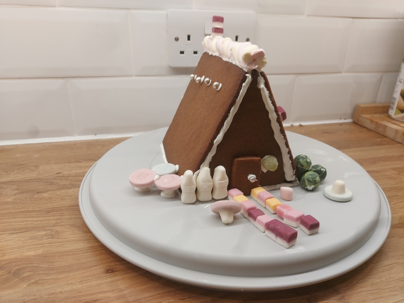 Anyone want to share gingerbread house pics? 