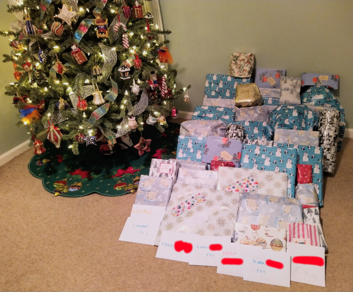 Show me your present pile