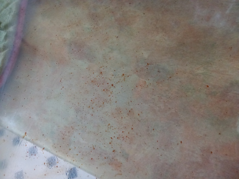 Boring thread alert! How to remove these marks (photo) on glass oven door. 