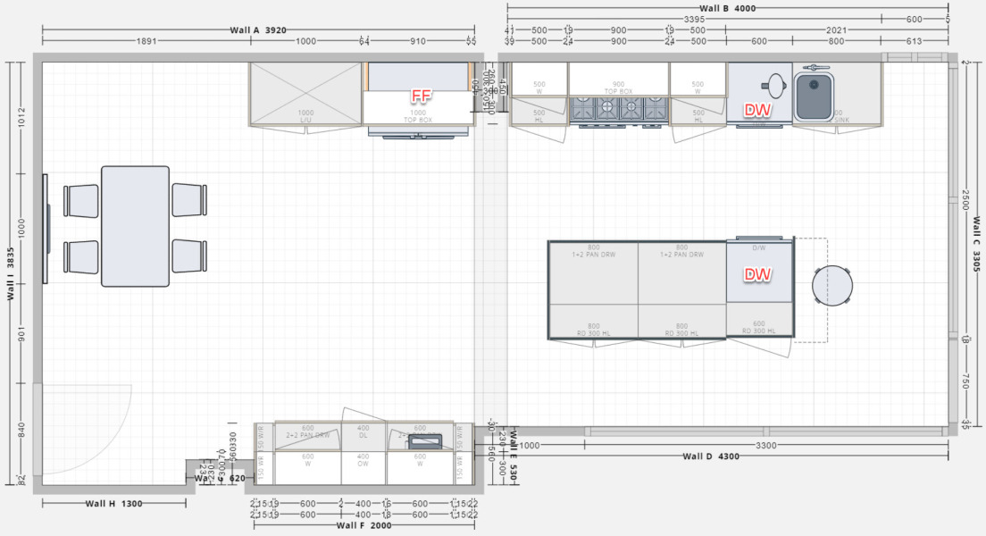 Kitchen plan - have I got this right?