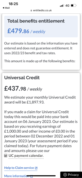 to be shocked at universal credit amount?