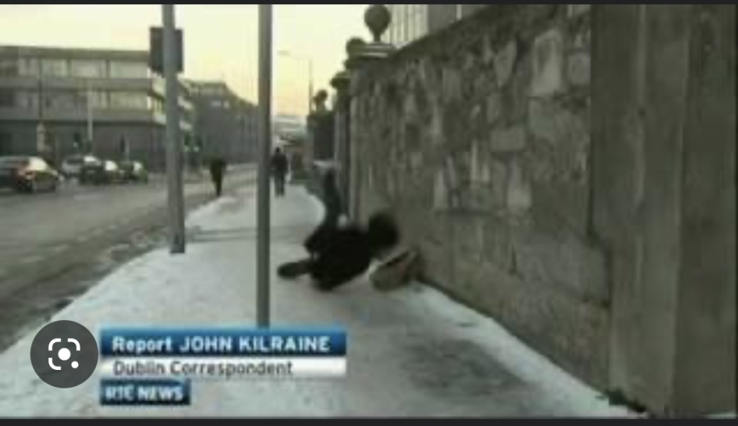 To be terrified of the ice?
