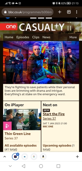 BBC CASUALTY - terror rampage death guilt 