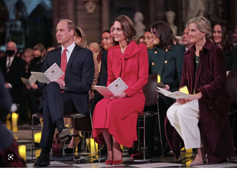 Was the great royal burgundy parade a cheeky swipe at Meghan?