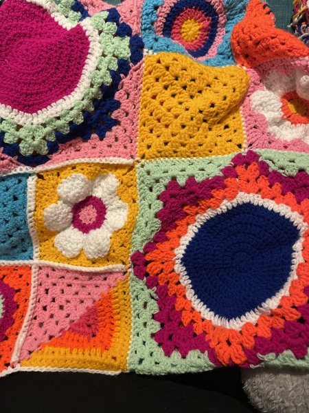 It's Crochet,  Knit & Natter 9: So Many Projects, So Little Time. (Oh well - I almost made it rhyme!)