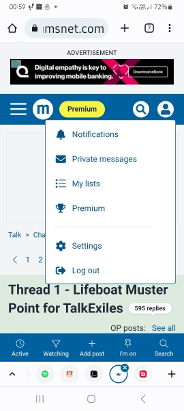 Thread 1 - Lifeboat Muster Point for TalkExiles