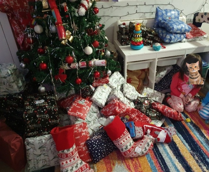 Show me your present pile