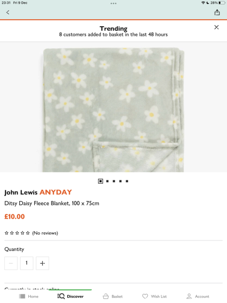 Small fleece blanket - shopping advice needed