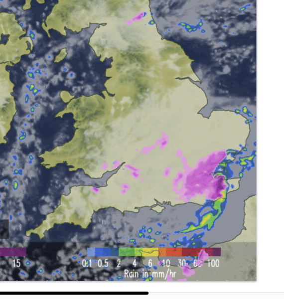 Snow warning for east London and thereabouts