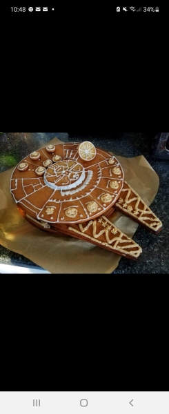 Anyone want to share gingerbread house pics? 