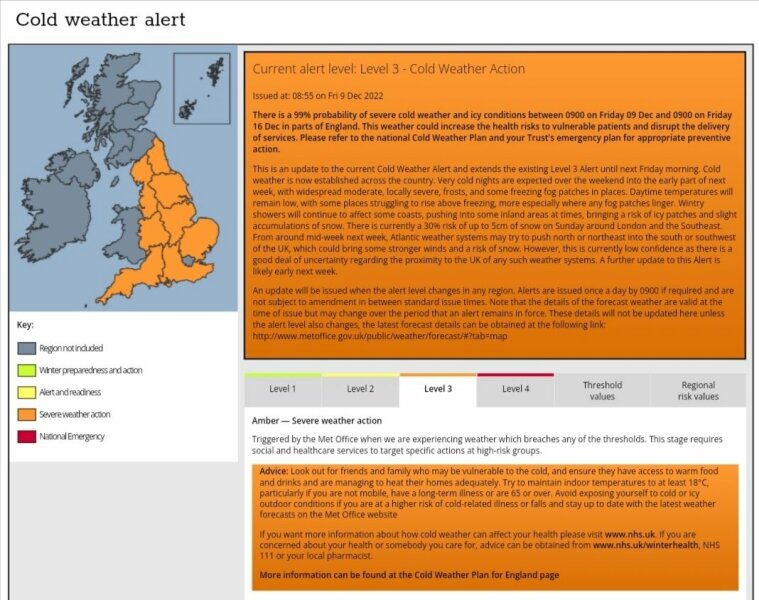 Winter Weather outlook