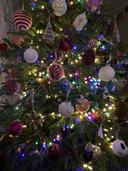 What colour lights do you have on your tree?