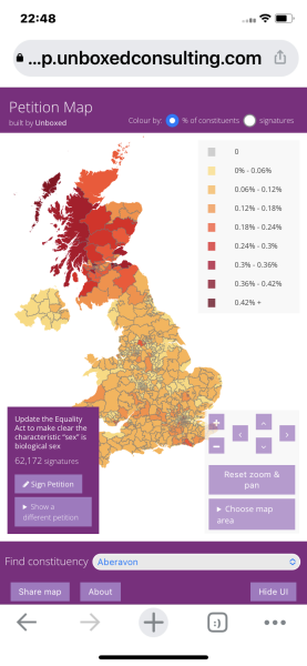 Update the Equality Act to make clear the characteristic “sex” is biological sex