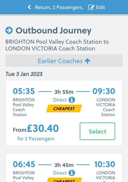 London appointment on 3rd Jan - no trains. No way round it?