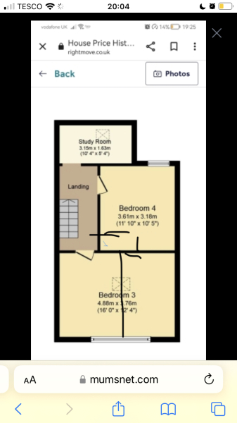 Any builders/architects about? Could this room be split in 2?