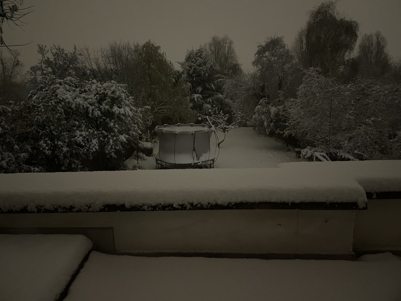 Snow warning for east London and thereabouts