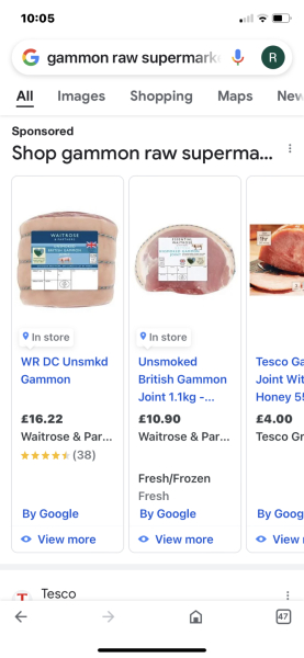 I want to cook my own ham but what is the exact name of the meat I need to buy? Unsmoked gammon raw? 