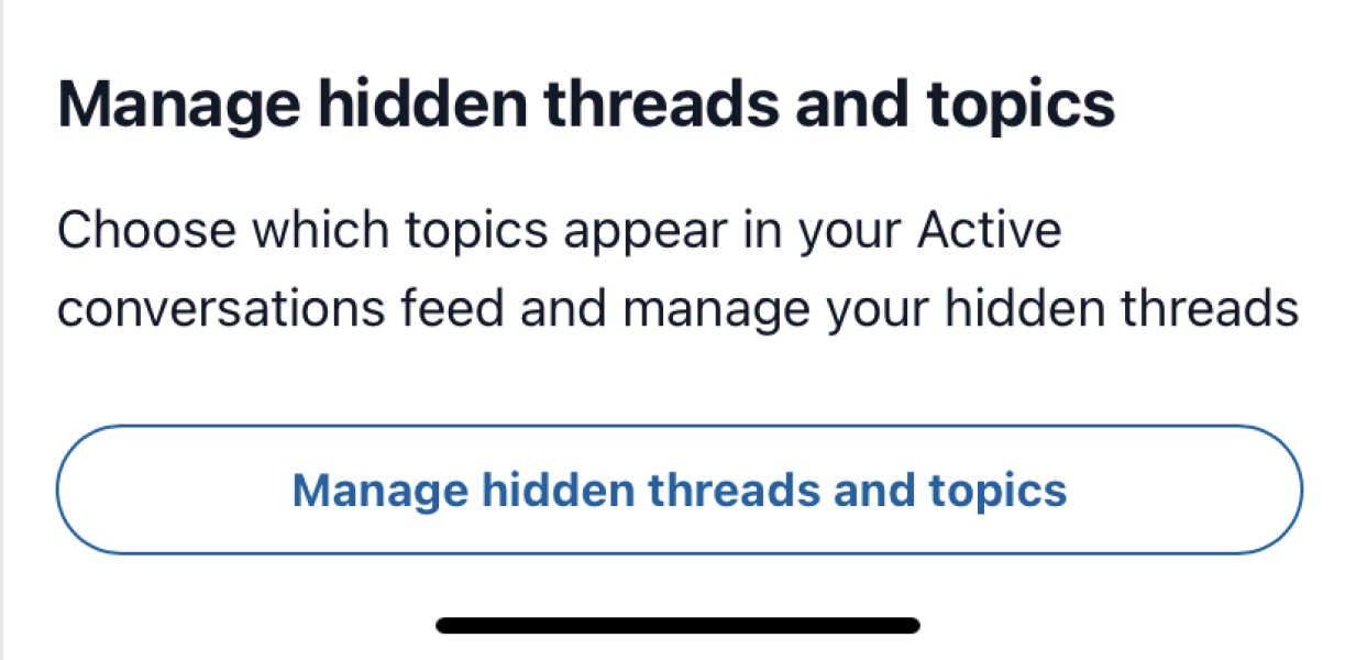 How do we hide entire topics?