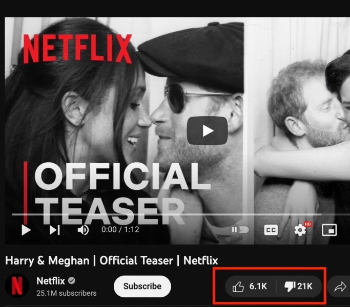 Meghan and Harry Netflix trailer 