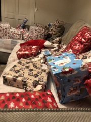 Show me your present pile