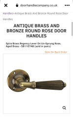 Handles or knobs for interior doors?