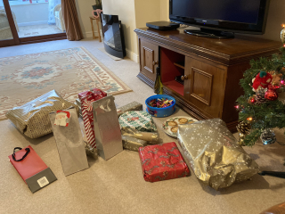 Show me your present pile
