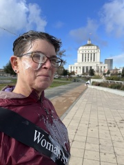 Women protesting in front of Alameda County Courthouse attacked!