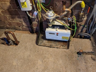 Insulation around cupboard under stairs 