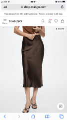 Help please - what top to wear with satin midi skirt?