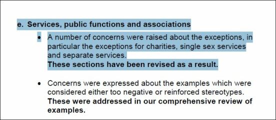 To not fully understand the outrage of the gender recognition reform?