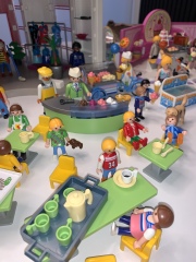 To show you this Playmobil hospital 