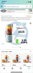 Portable Juice Blender Flask